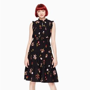 NWT kate spade in bloom smocked waist dress